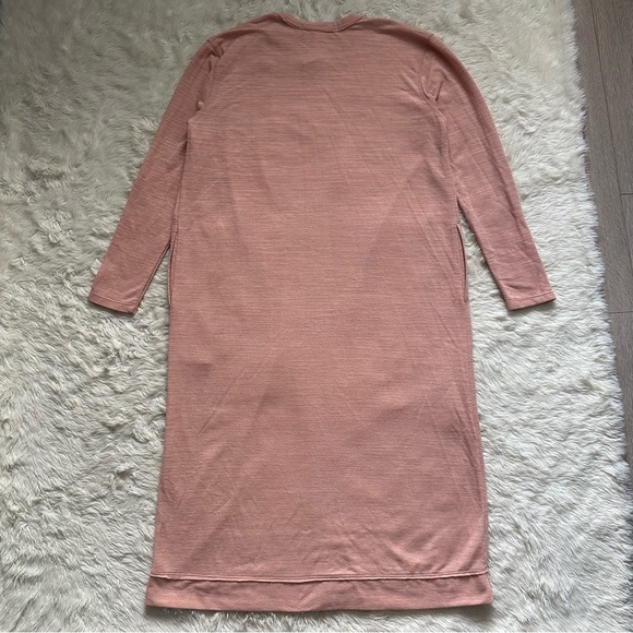 Free People FP Beach Sweater Bi-Coastal Cardigan Duster Papaya Sun Sz S - Picture 4 of 14